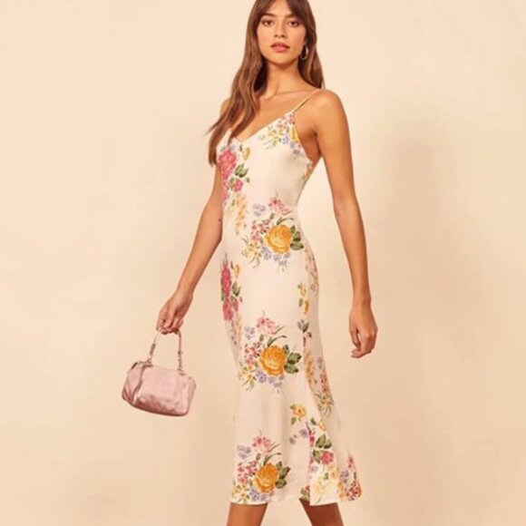 Reformation Boston Dress - Bouquet size 4 - Picture 2 of 7